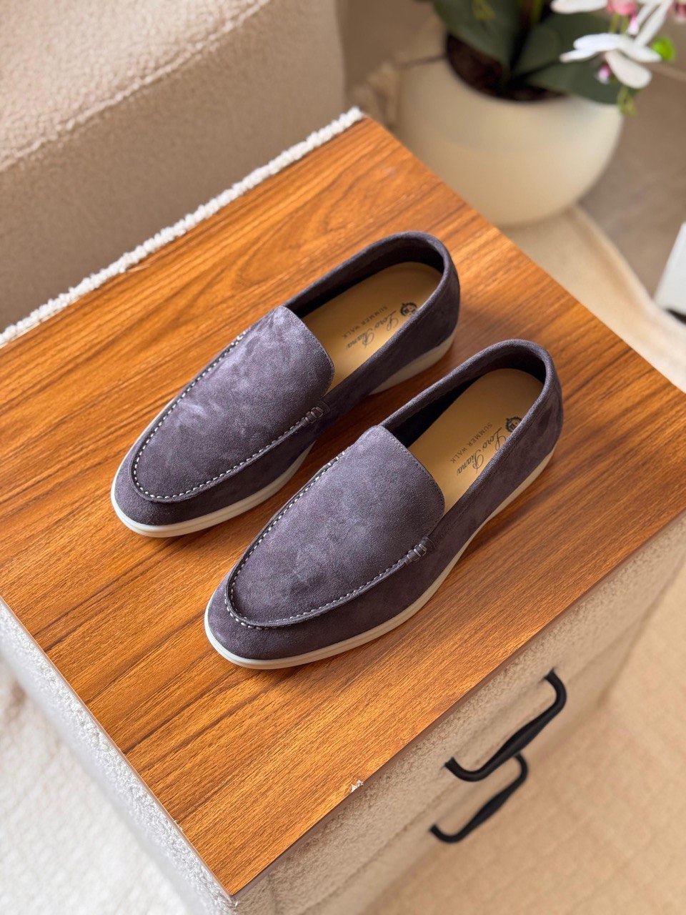 Loro Piana Summer Walk Suede Loafers – Iconic Lightweight Resort Style