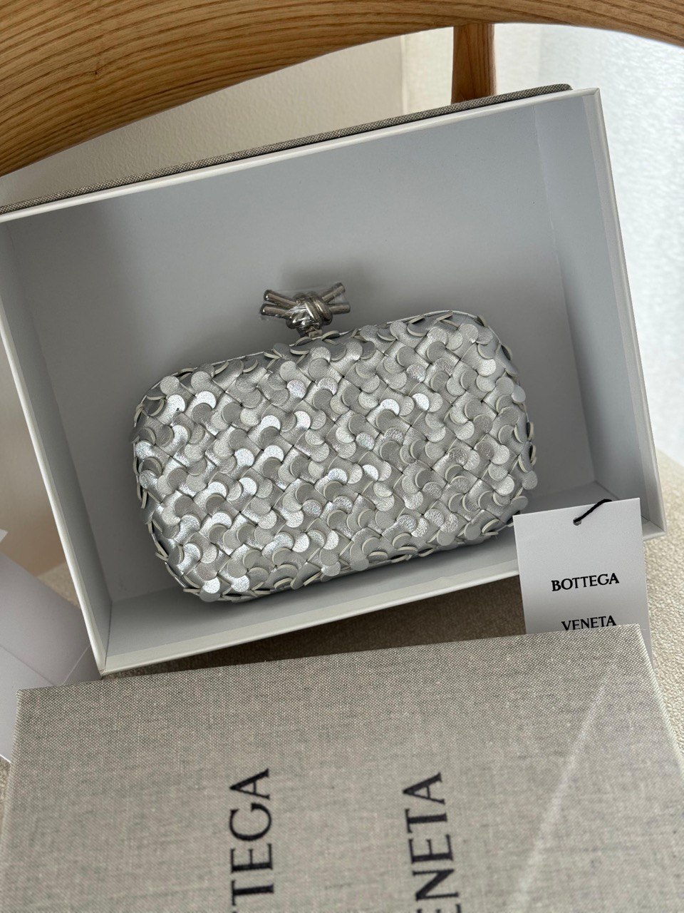 Bottega Veneta Knot Intrecciato Clutch – Full Collection All Materials & Colors