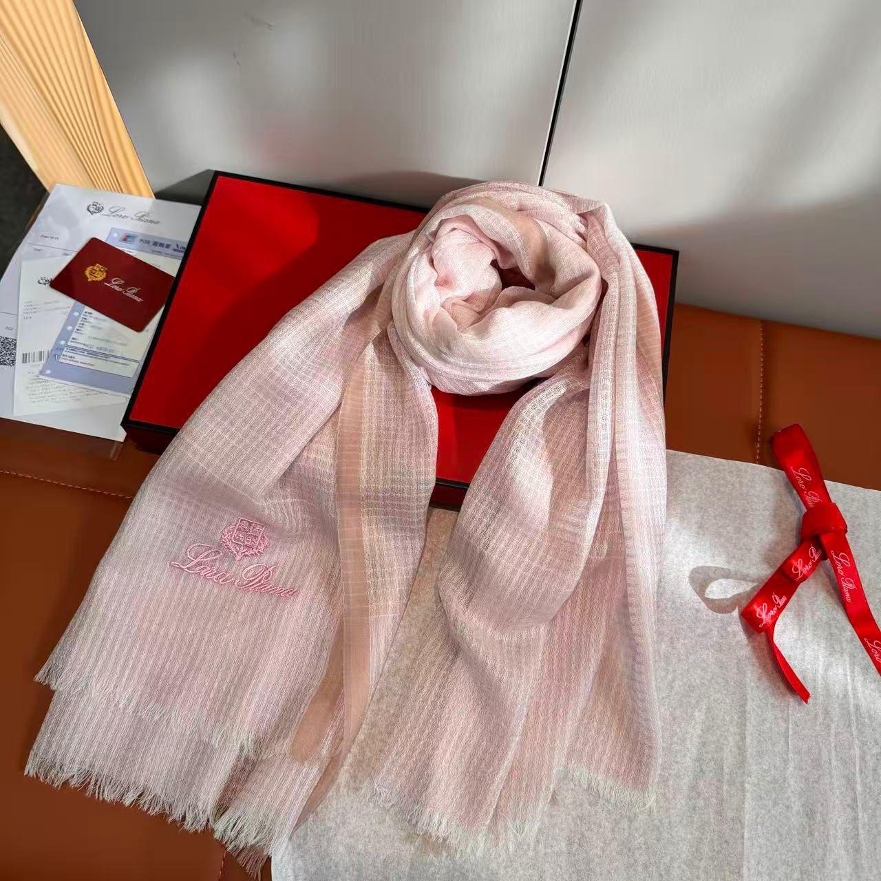 Loro Piana Cashmere Silk Scarf – Lightweight Iconic Elegant Shawl