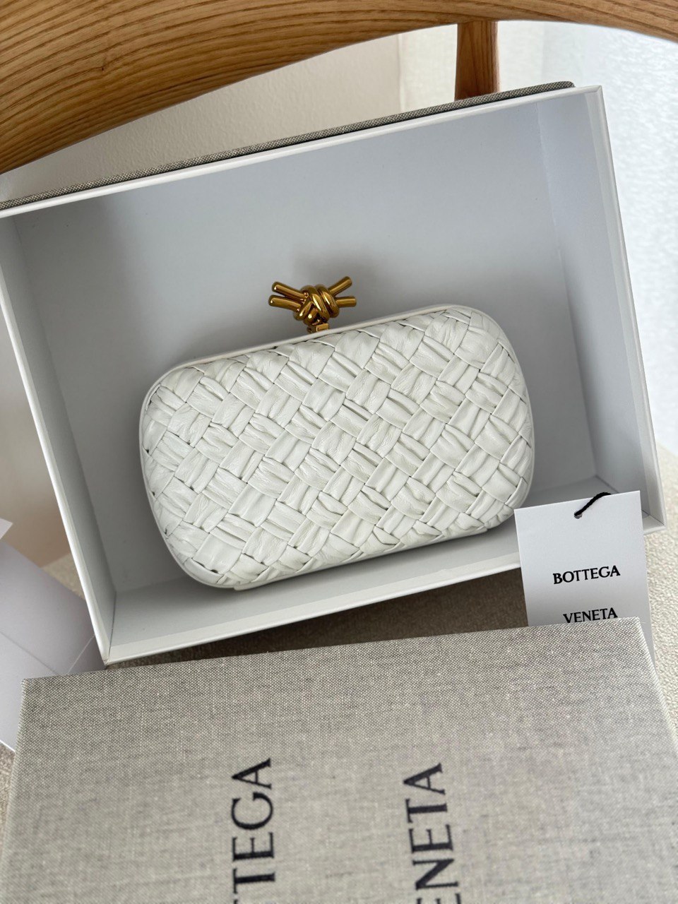 Bottega Veneta Knot Intrecciato Clutch – Full Collection All Materials & Colors