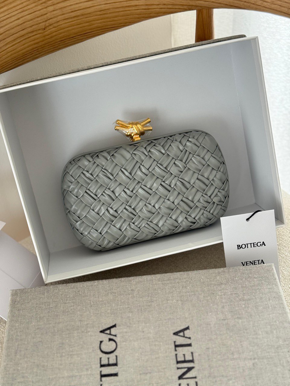 Bottega Veneta Knot Intrecciato Clutch – Full Collection All Materials & Colors