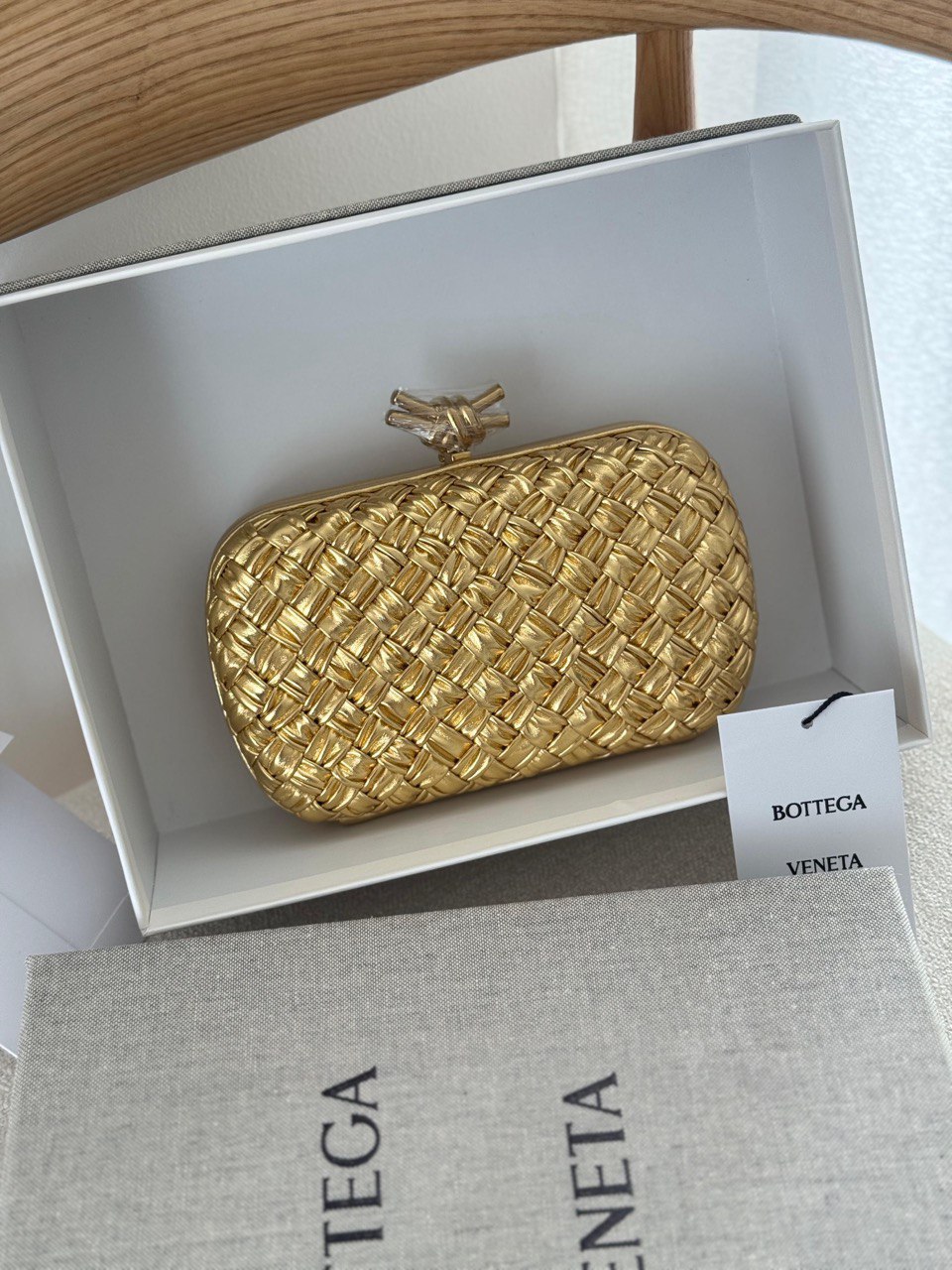 Bottega Veneta Knot Intrecciato Clutch – Full Collection All Materials & Colors