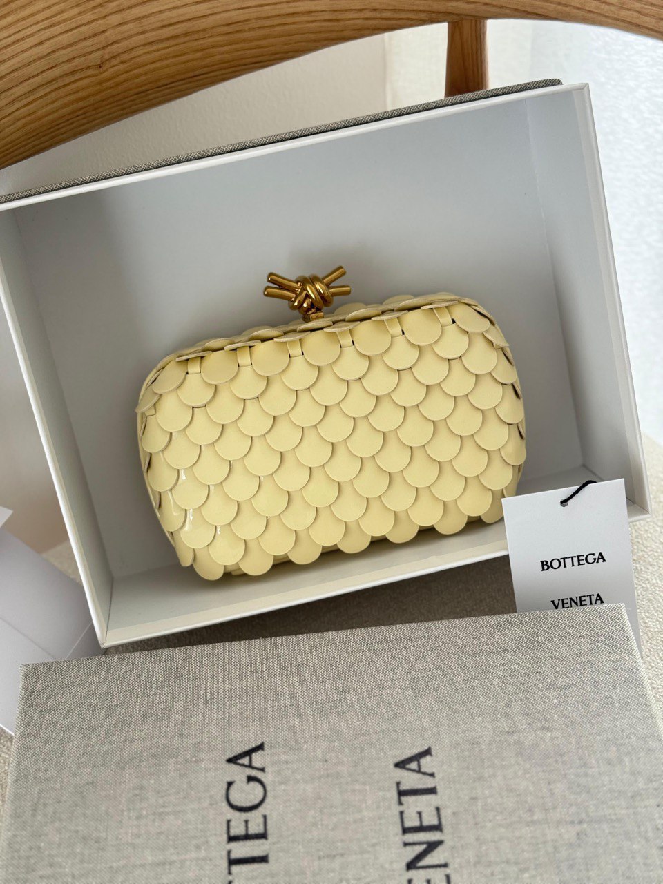 Bottega Veneta Knot Intrecciato Clutch – Full Collection All Materials & Colors