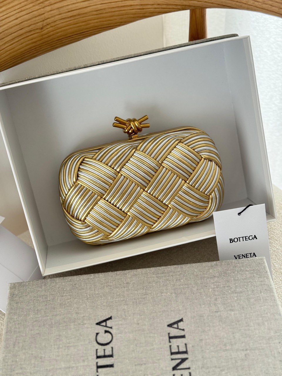Bottega Veneta Knot Intrecciato Clutch – Full Collection All Materials & Colors