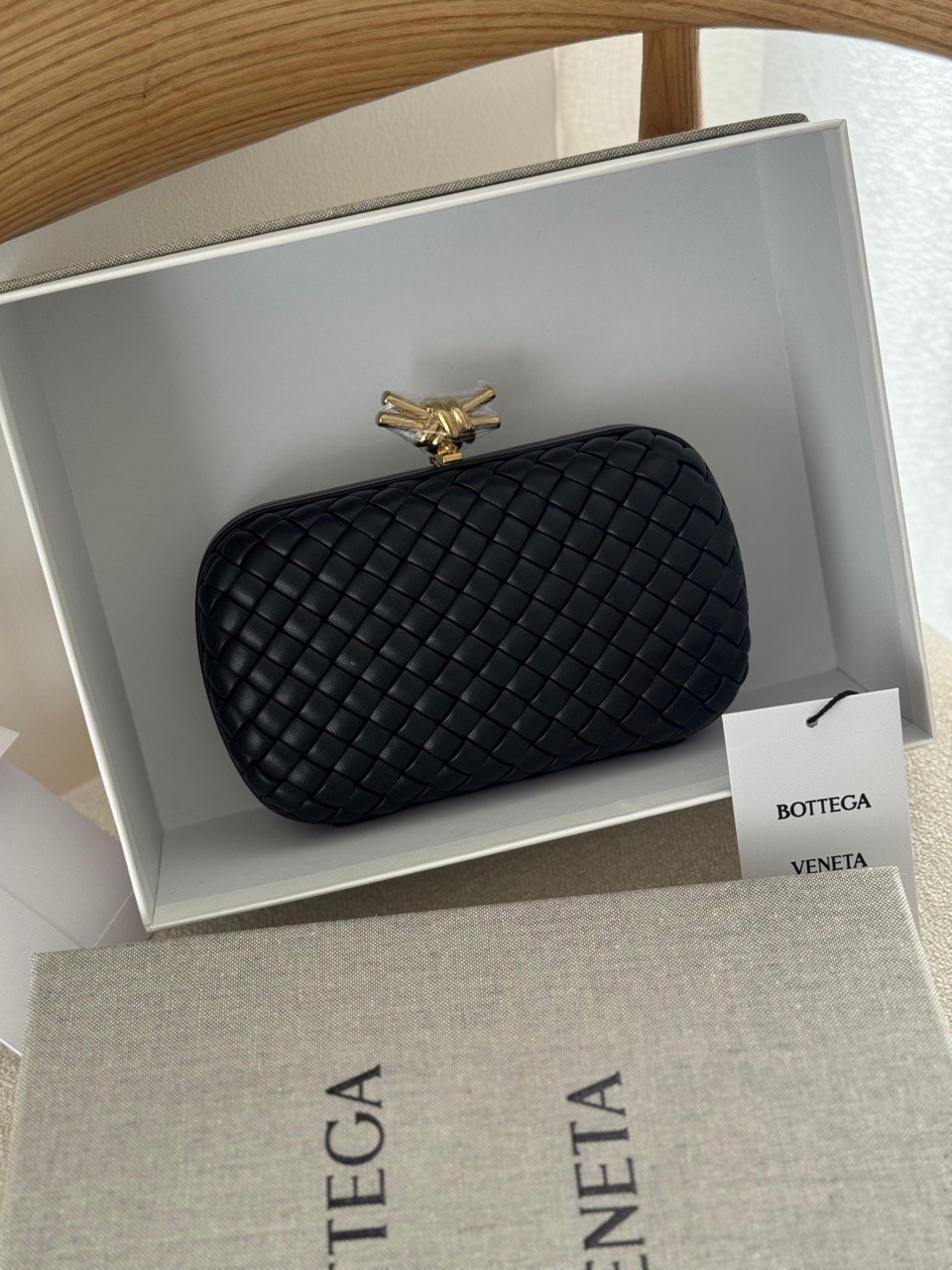 Bottega Veneta Knot Intrecciato Clutch – Full Collection All Materials & Colors