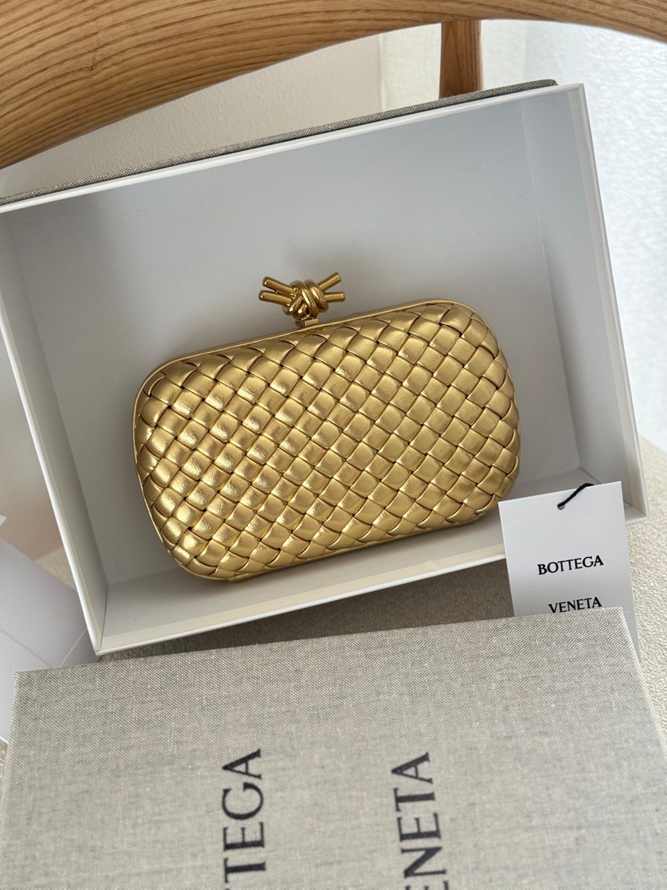 Bottega Veneta Knot Intrecciato Clutch – Full Collection All Materials & Colors