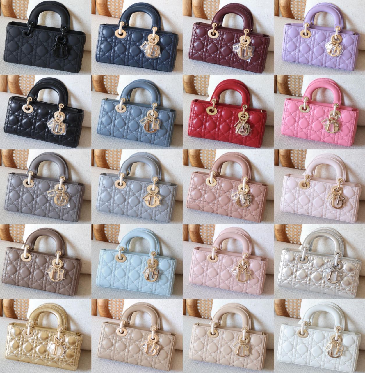 Dior Small Lady D-Joy Bag 22cm Cannage Lambskin