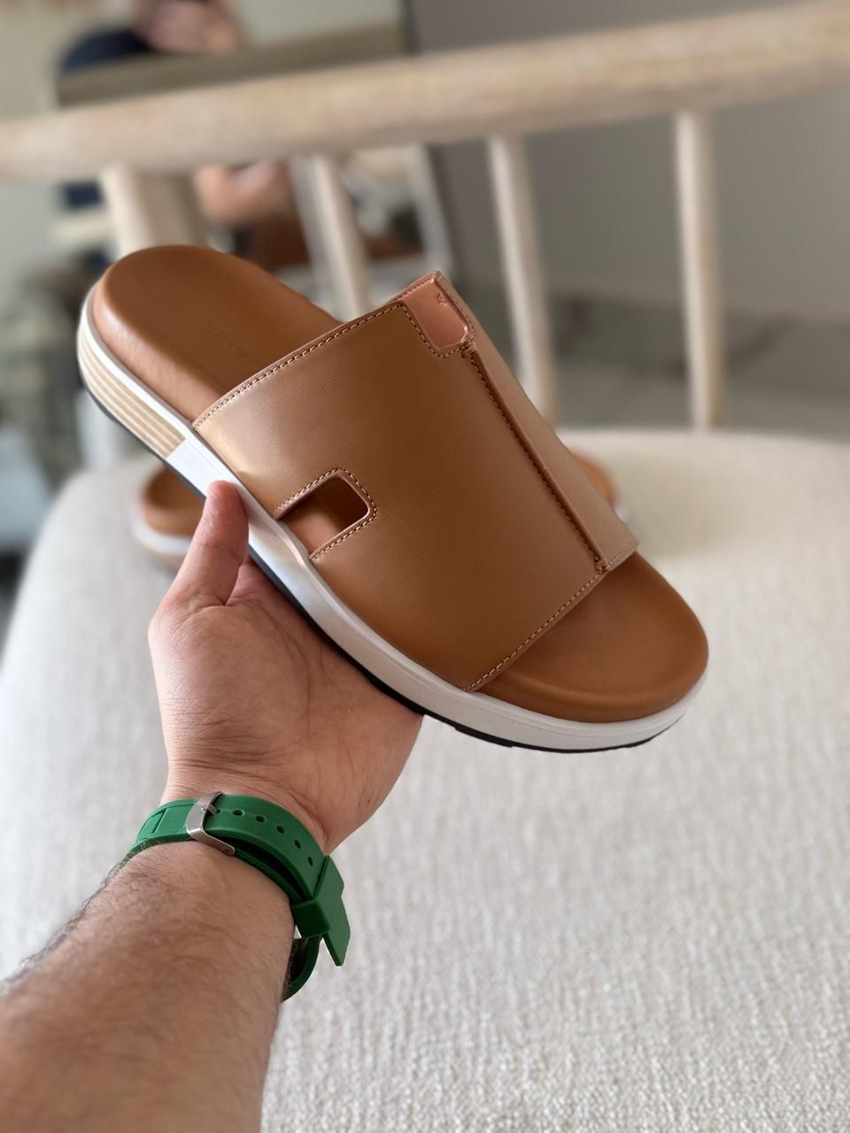 Hermès Chypre Sandal (Pharaon Style) Leather Slides