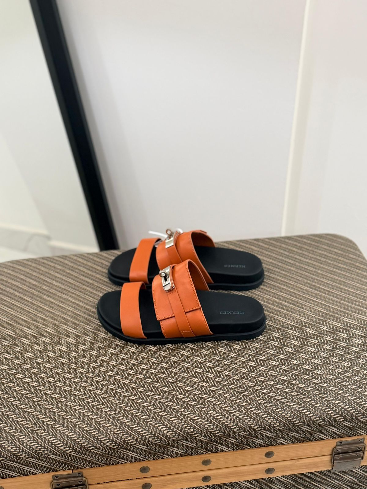 Hermès Jackson Sandal Black Leather Ultra Luxury Edition