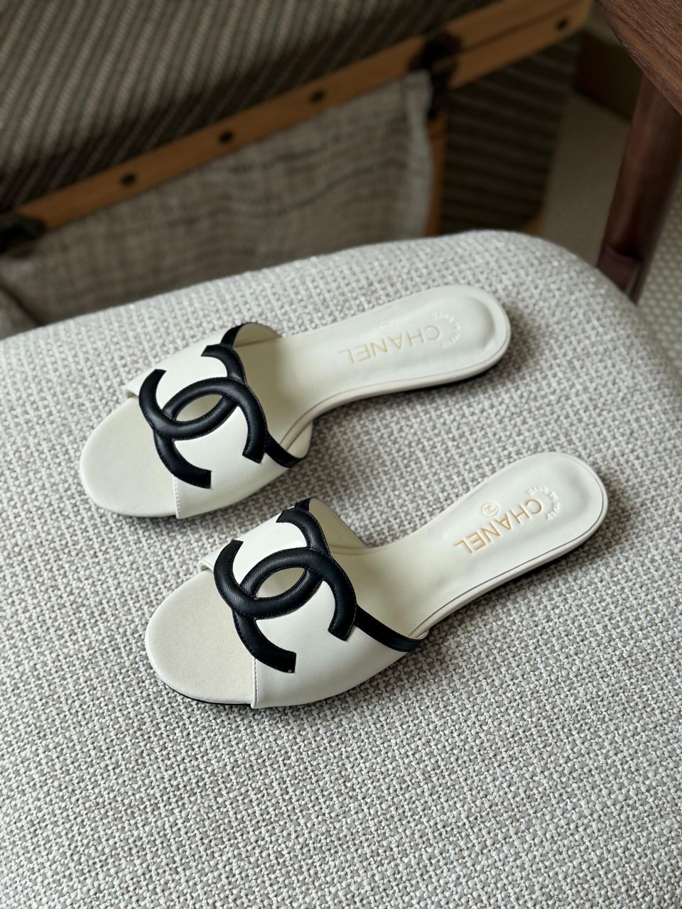 Chanel CC Logo Flat Mules Sandals 2026 Collection