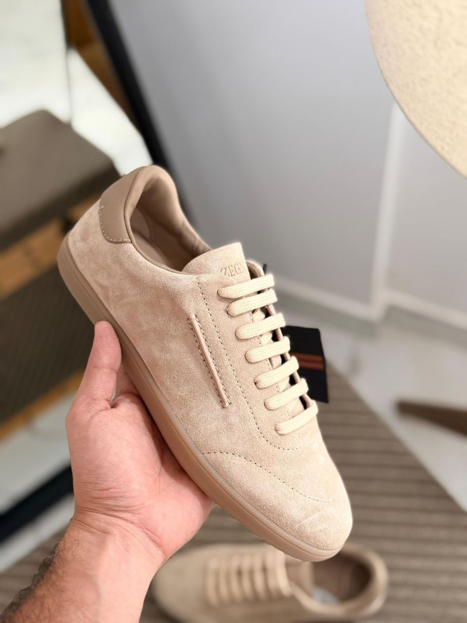 ZEGNA 232 Suede Sneakers Premium Leather