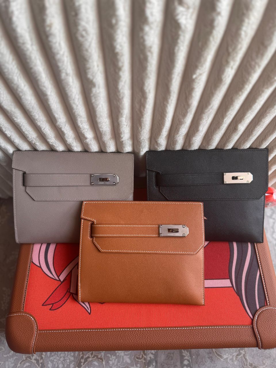 Hermès Hacademi Pouch Epsom Leather Luxury Clutch
