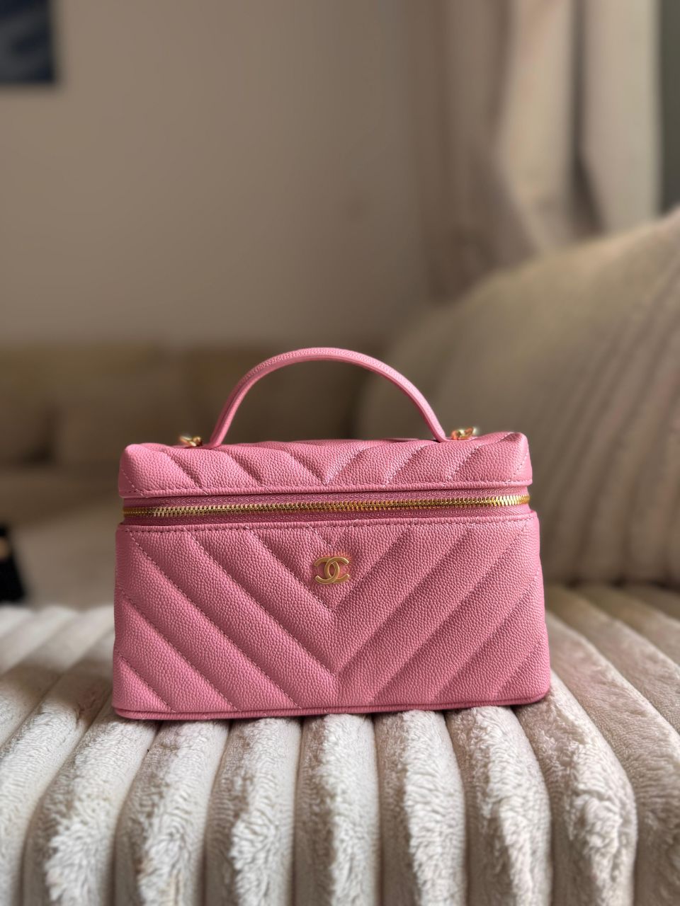 Chanel Vanity With Chain Bag – Grained Calfskin