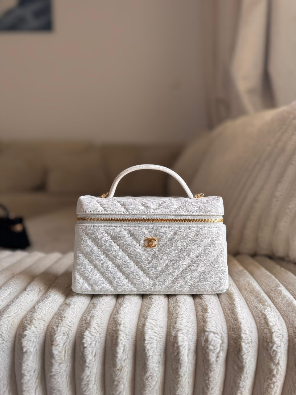 Chanel Vanity With Chain Bag – Grained Calfskin