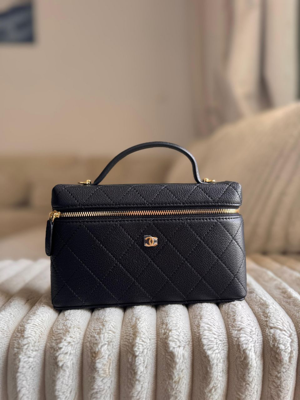 Chanel Vanity With Chain Bag – Grained Calfskin