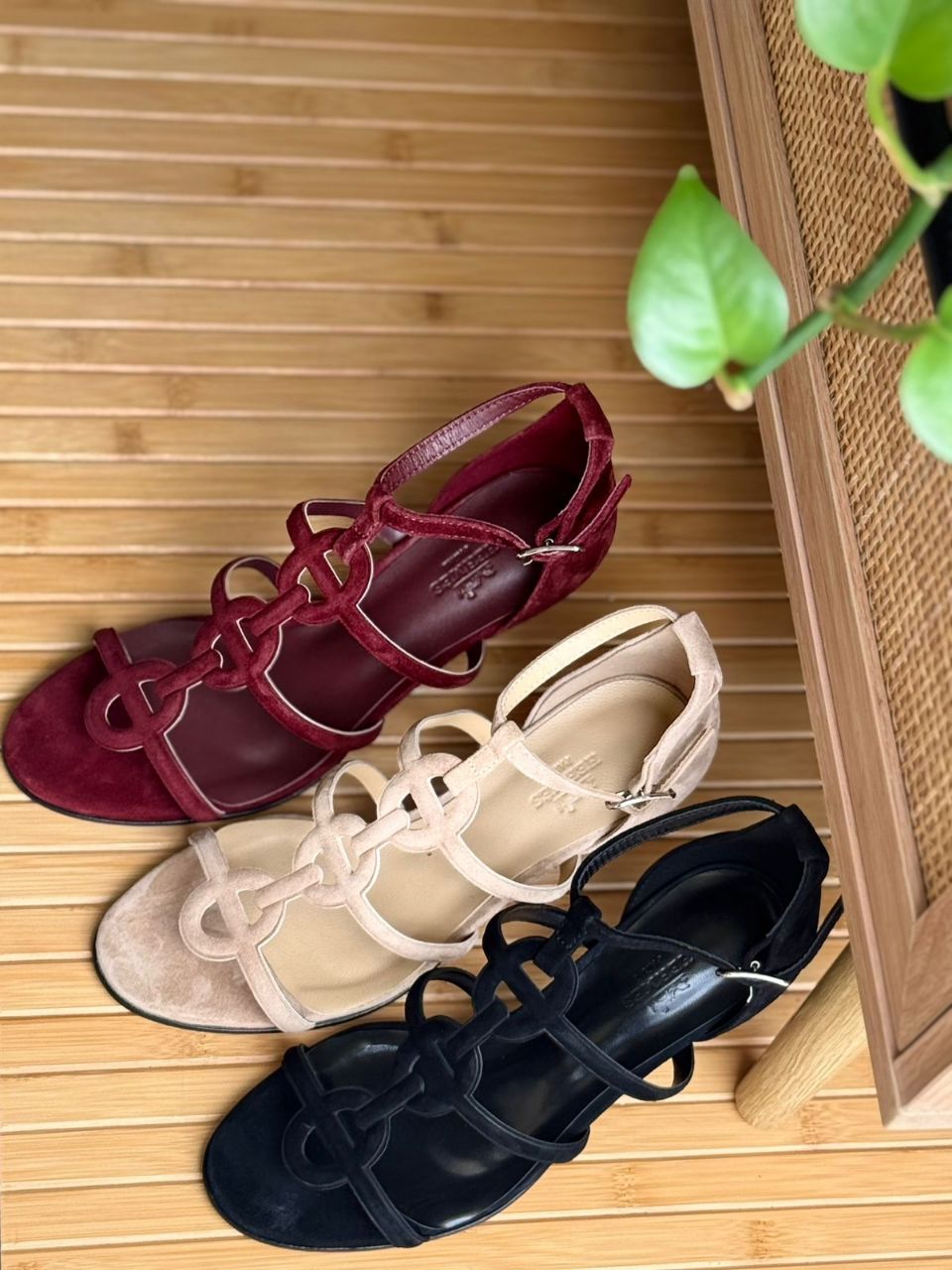 Hermès Magic 70 Suede Sandals