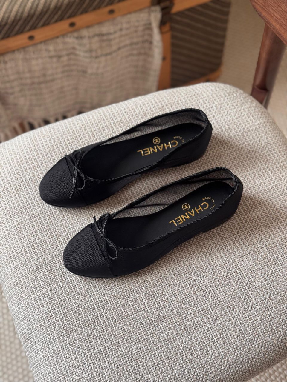 Chanel Mesh Ballet Flats Shoes