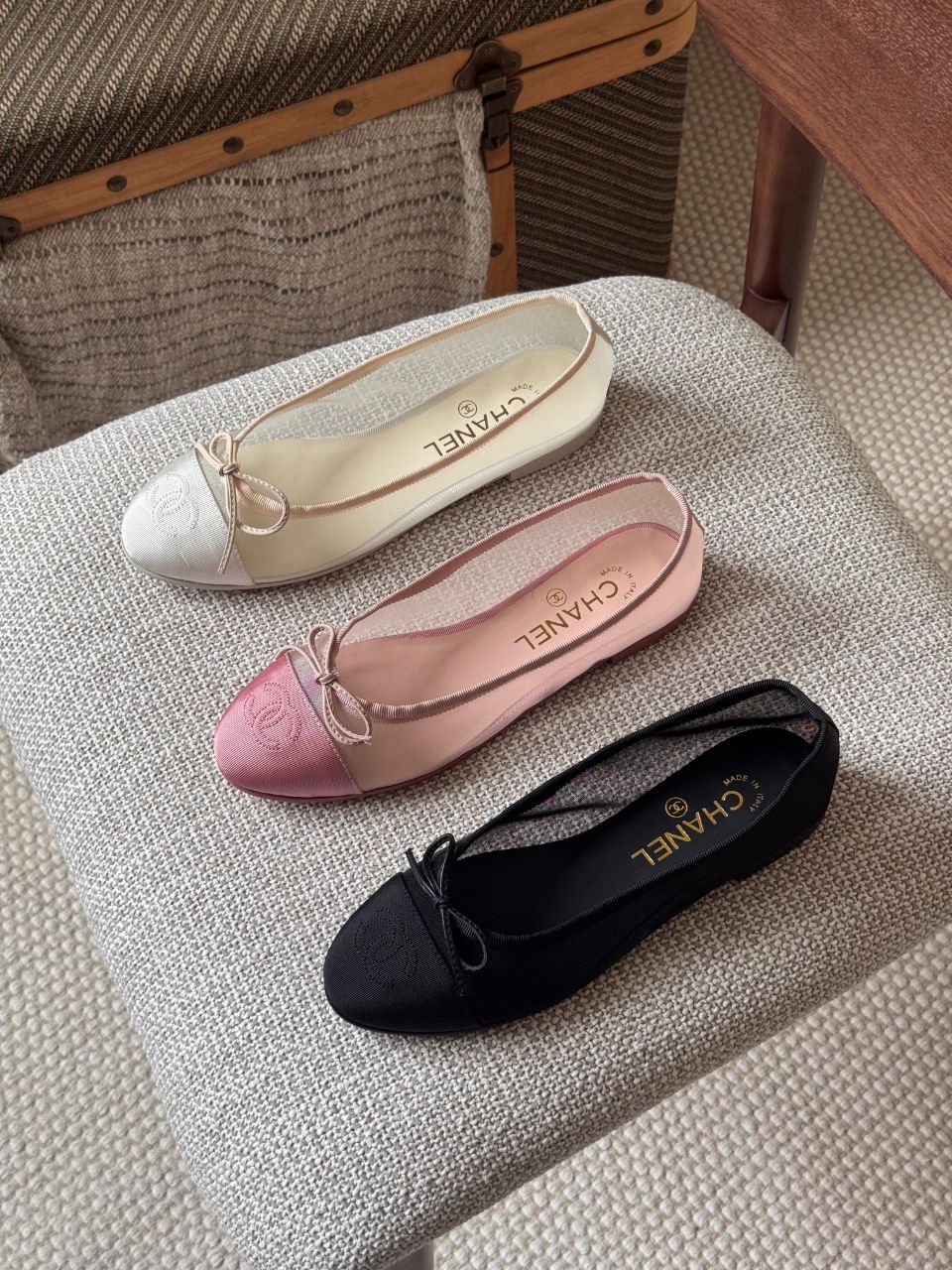 Chanel Mesh Ballet Flats Shoes