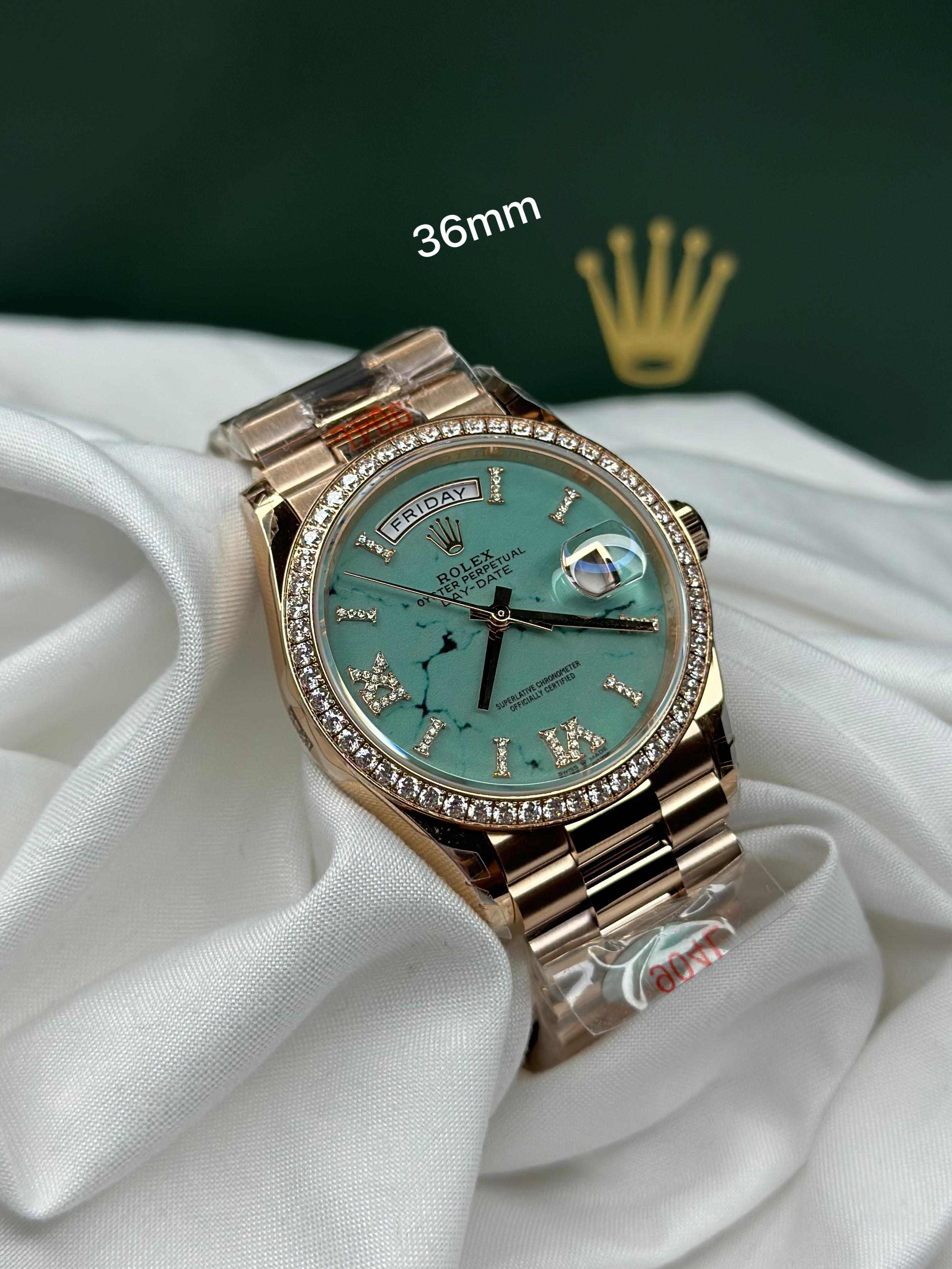 Rolex Lady Day-Date 36mm – Rose Gold Edition (President Bracelet)
