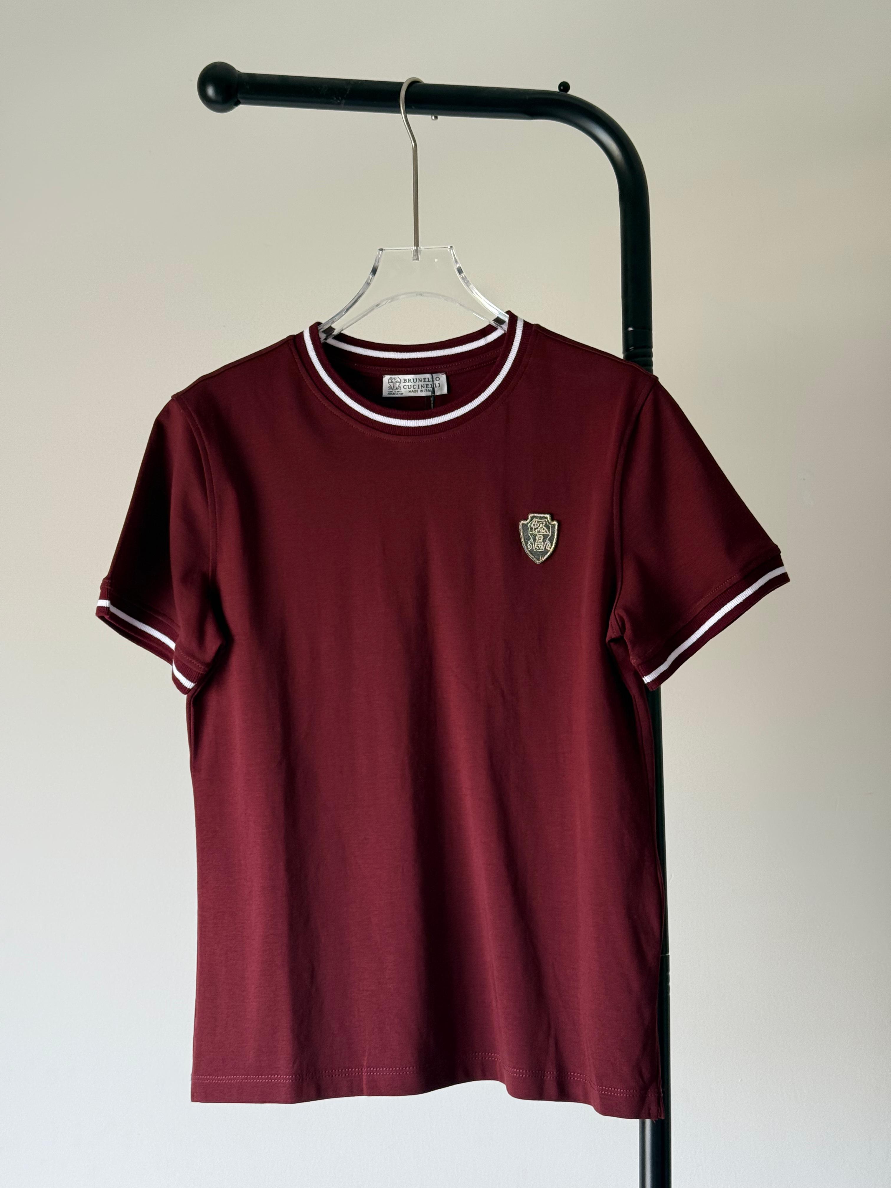 Brunello Cucinelli Classic T-Shirt with Logo Patch