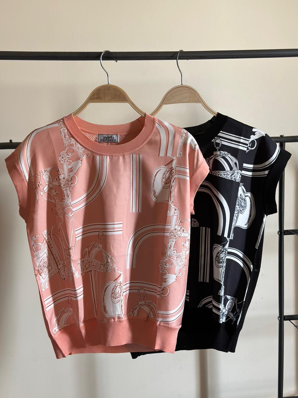 hermes T-shirt Knit and Silk