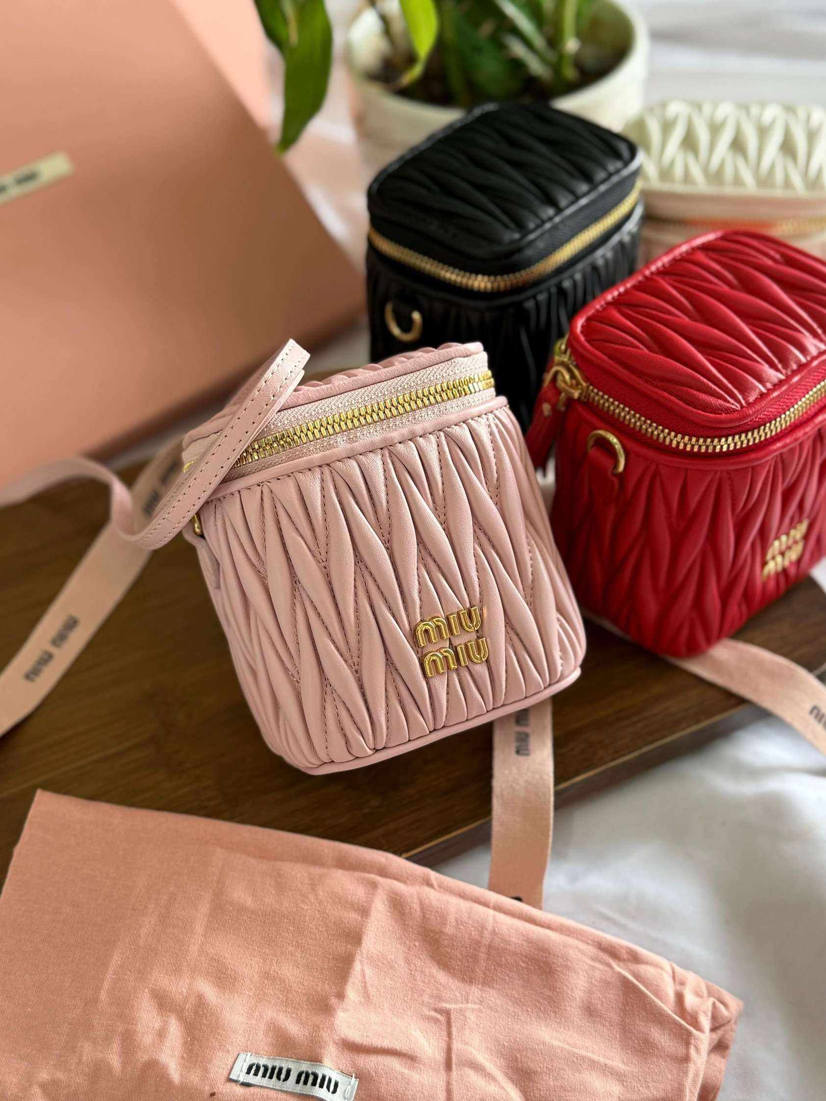 Miu Miu Matelassé Nappa Leather Bag Women